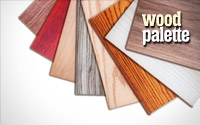 Rosewood, Ebony, Teak, Mahogany, Bubinga, Red Cedar, Sapele, Rubberwood